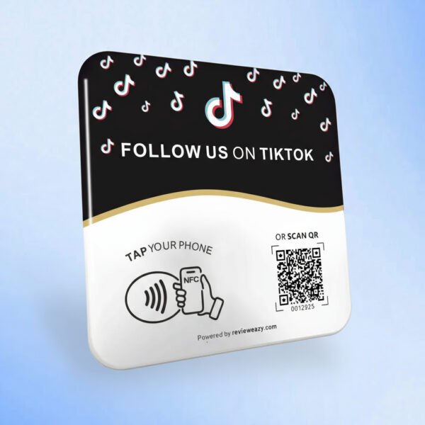 TikTok Plate - Follow us