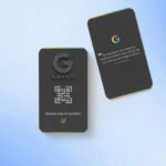 Review Kaart - Visitekaart Zwart