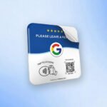 Google Review Stickers 8x8cm
