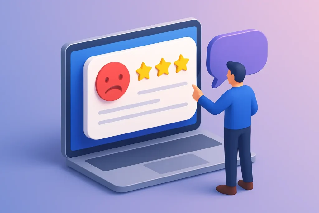 Negatieve review privé oplossen zonder reputatieschade