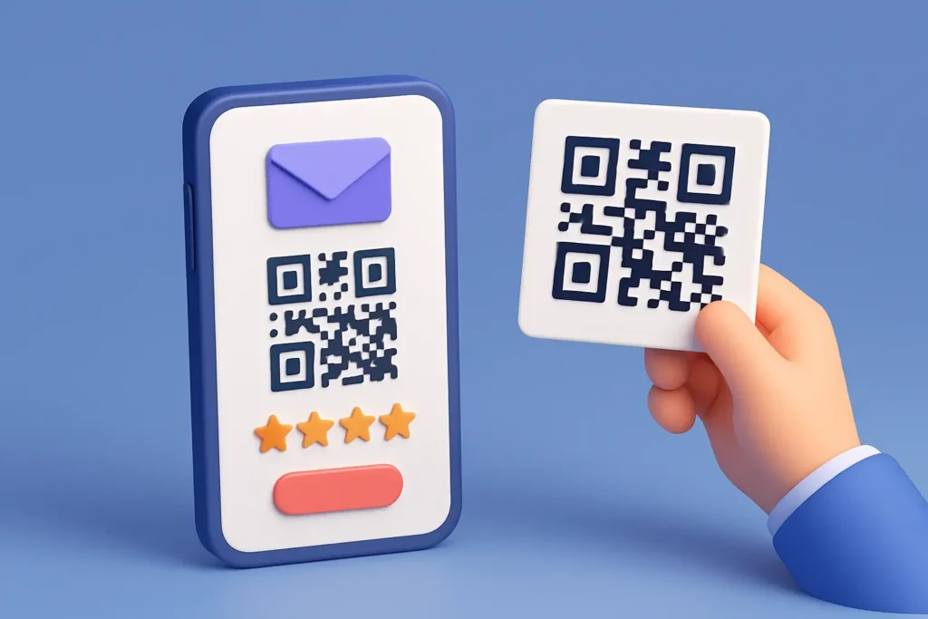 Reviewverzoek met QR-code maken dat wél werkt
