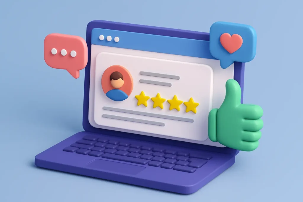 Review widget voor website: zo werkt echte social proof