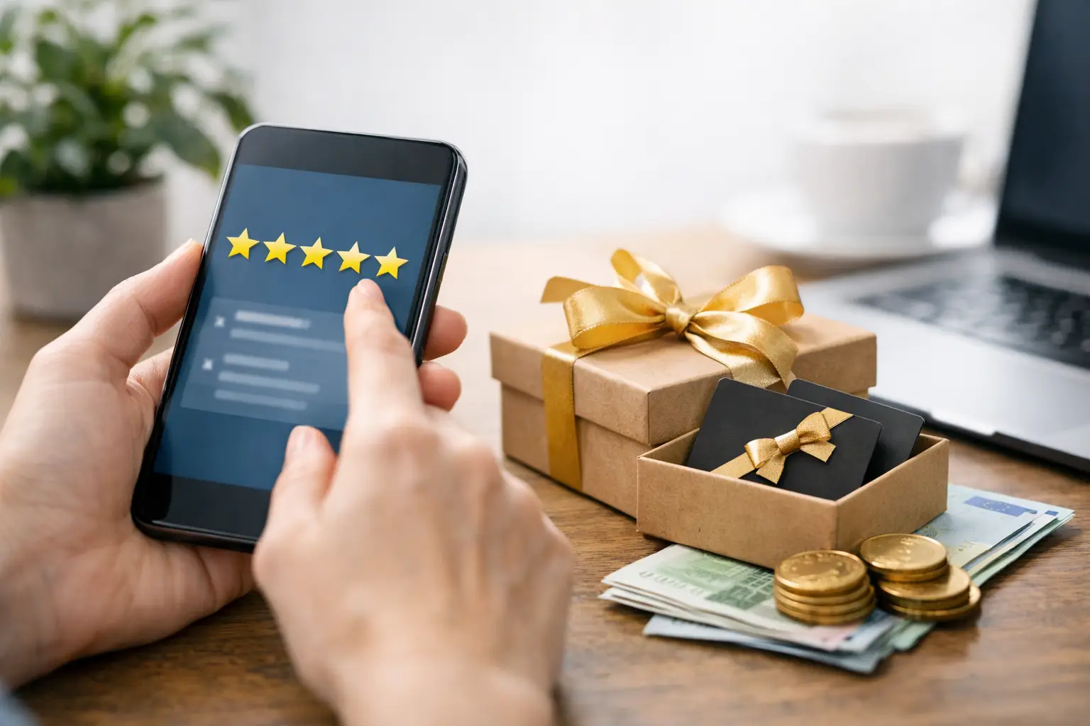 Mag je klanten belonen voor reviews?