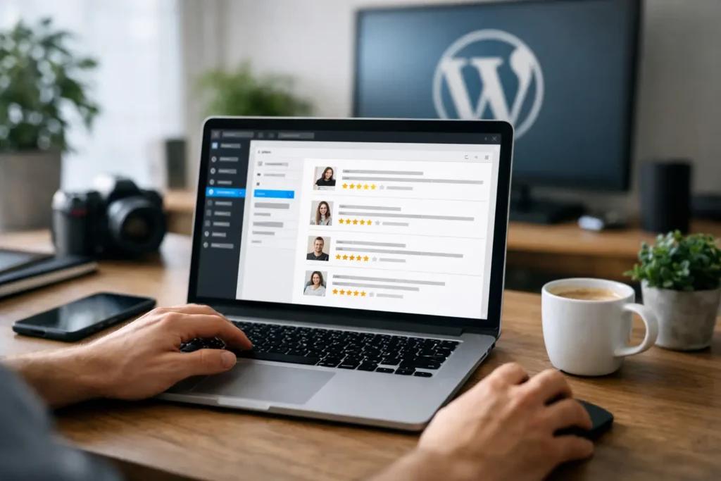 Review widgets in WordPress plaatsen