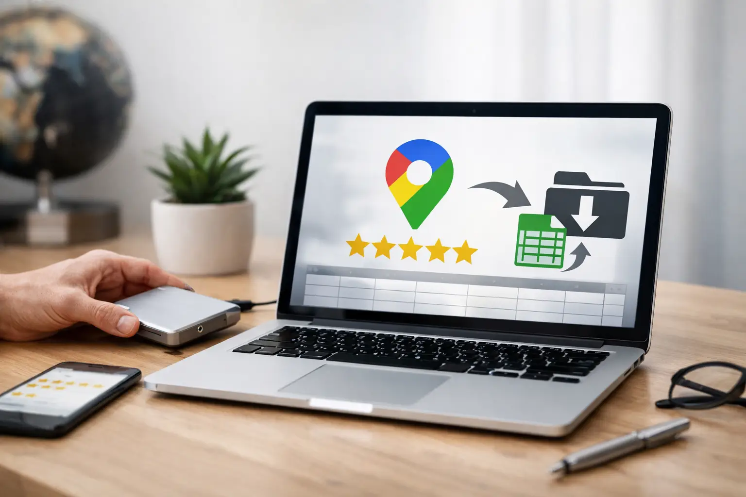 Google bedrijfsprofiel reviews exporteren stappenplan